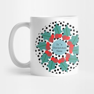 Christmas wreath Mug